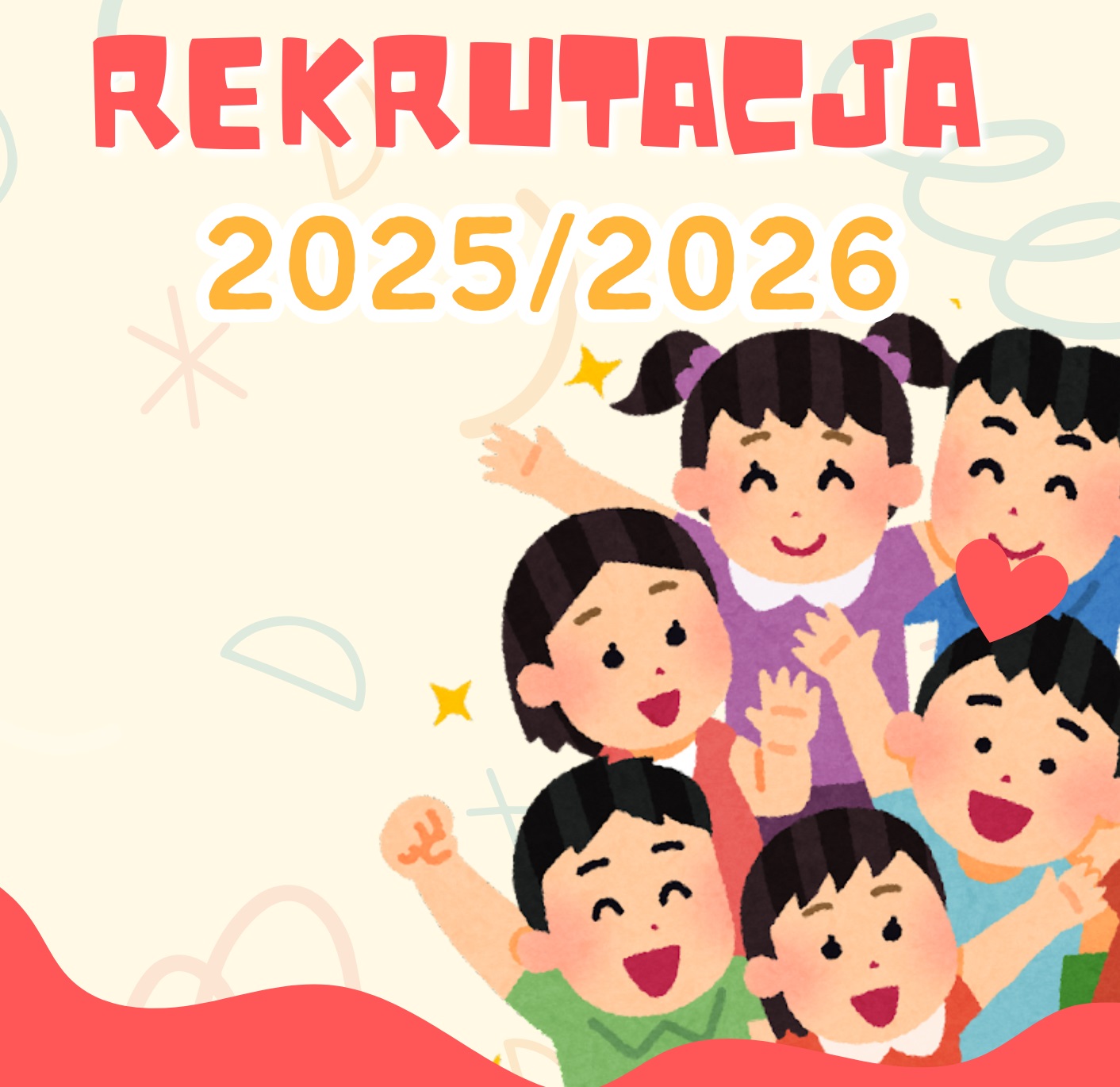 Lista dzieci przyjętych i nieprzyjętych do oddziału przedszkolnego na rok szkolny 2025/2026 - nabór uzupełniający