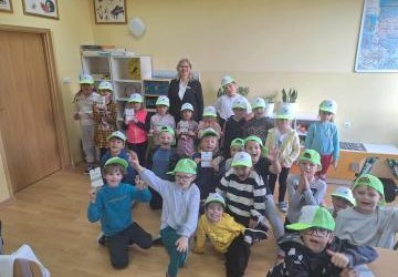 Wizyta przedstawiciela z Banku Spółdzielczego w klasie 1.