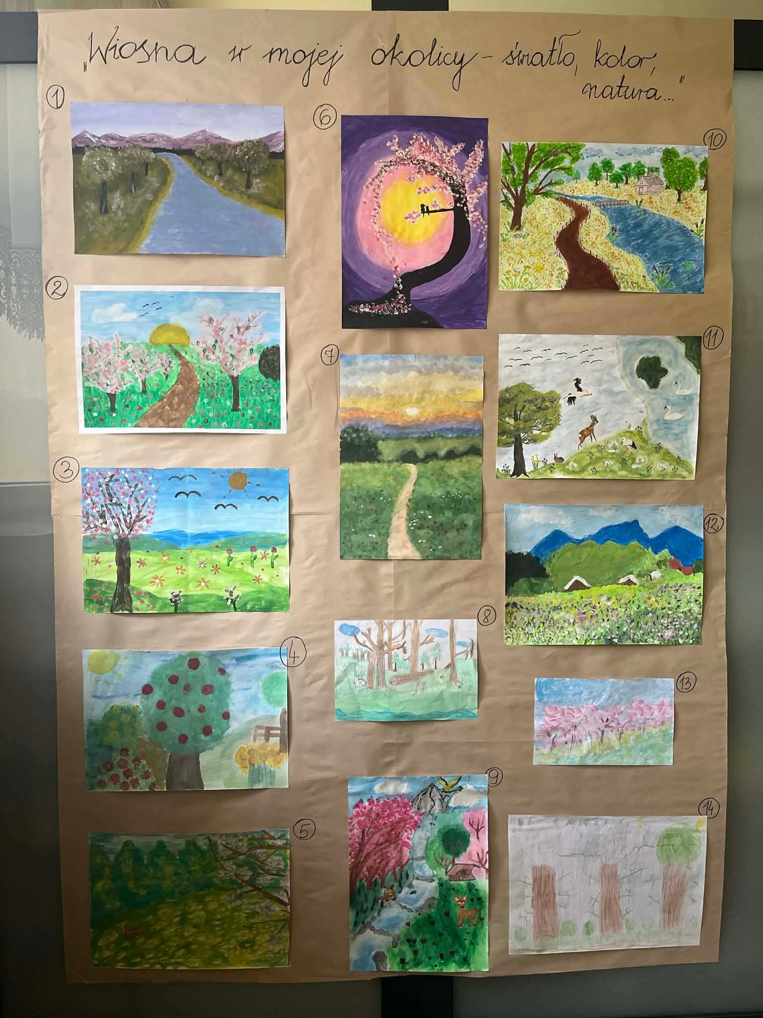 Konkurs plastyczny „Wiosna w mojej okolicy – światło, kolor, natura”