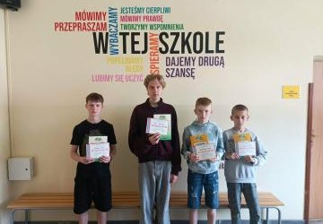 Wyróżnienie w Konkursie Matematycznym Kangur