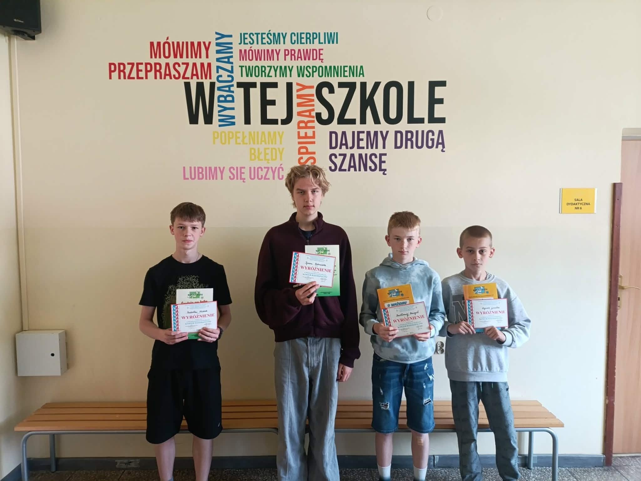 Wyróżnienie w Konkursie Matematycznym Kangur