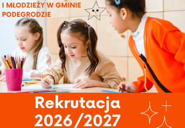 Rekrutacja do Placówki Wsparcia Dziennego na rok szkolny 2026/2027
