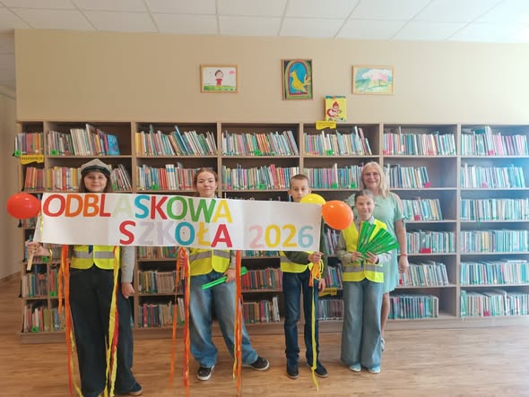 Odblaskowa Szkoła w Bibliotece Gminnej