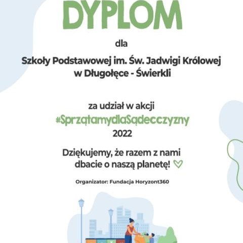 Podziękowania za udział w akcji #SprzątamydlaSądecczyzny ;)