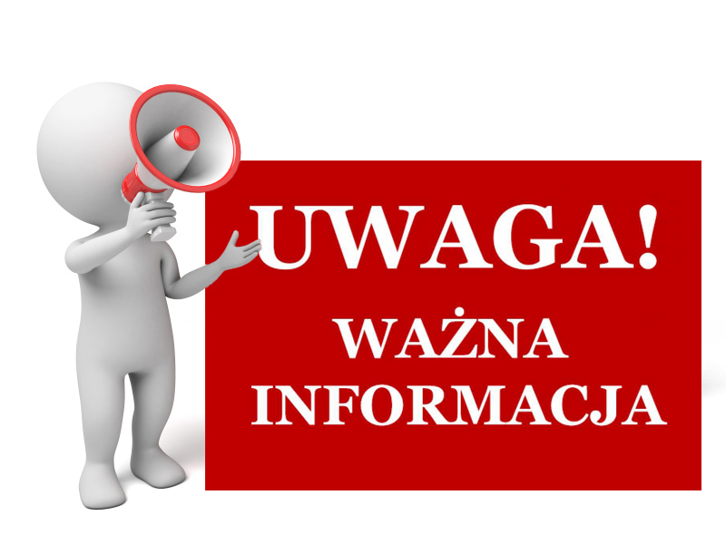 UWAGA WAŻNE!!!