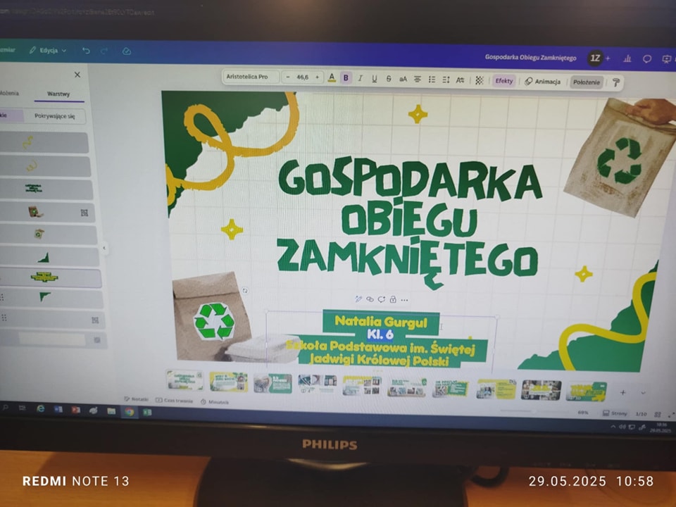 Konkurs „Gospodarka obiegu zamkniętego – daj rzeczom drugie życie”.