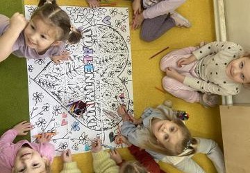 Walentynkowy tydzień w grupie Pszczółek  🐝