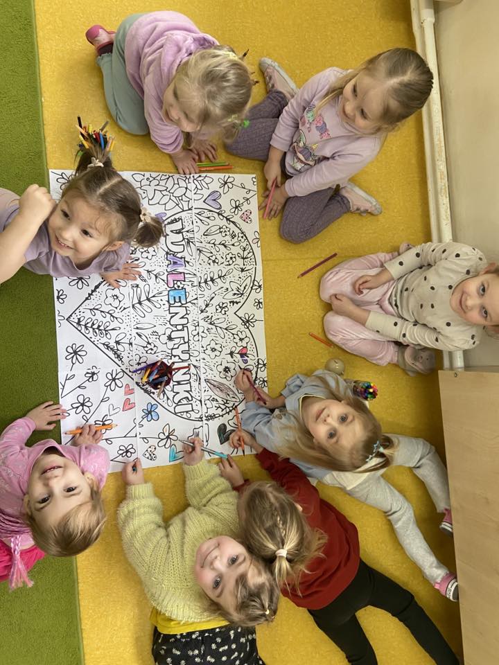 Walentynkowy tydzień w grupie Pszczółek  🐝