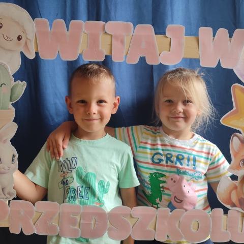 Maluszki z grupy Pszczółki rozpoczynają przygodę z przedszkolem